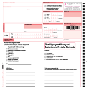 Anforderungsschein 6 - Chromosomenanalyse: Pränatal-Diagnostik 