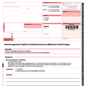 Anforderungsschein Papilläres Schilddrüsenkarzinom