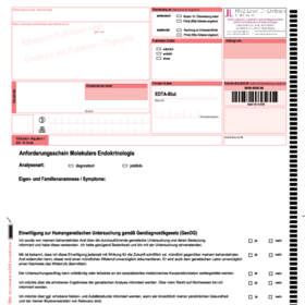  Anforderungsschein Molekulargenetische Endokrinologie