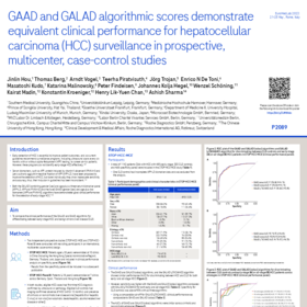 GAAD and GALAD algorithmic scores demonstrate equivalent clinical performance for hepatocellular carcinoma (HCC) surveillance in prospective, multicenter, case-control studies