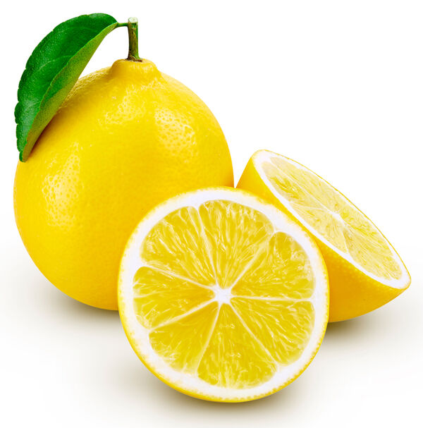 lemon fruit leaf